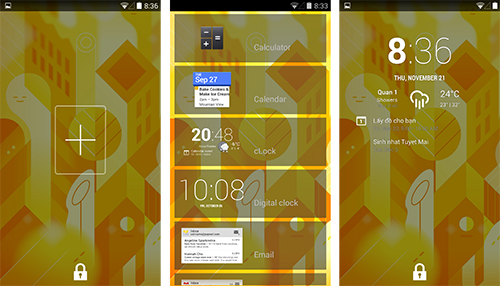 Bật Lock Screen Widgets trên Android 4.4 Kitkat 