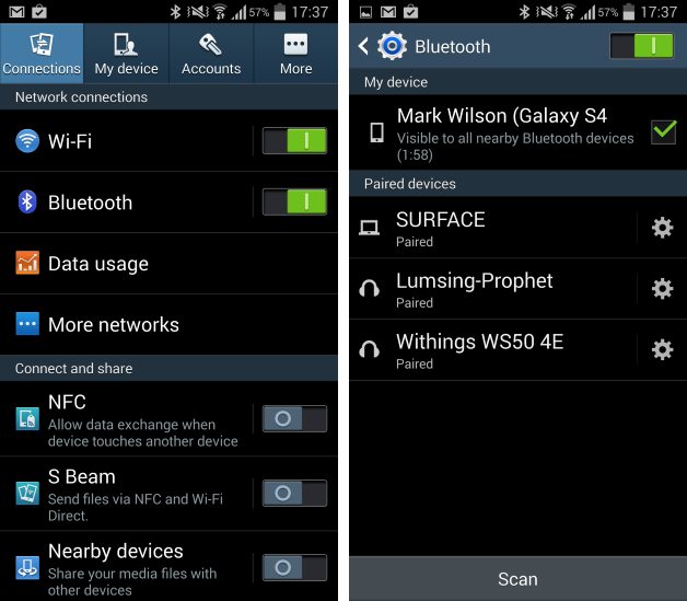 Chia sẻ kết nối Wifi thông qua Bluetooth trên điện thoại Android 