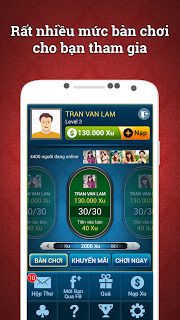 Chơi Bầu Cua nhận thưởng card cho Android