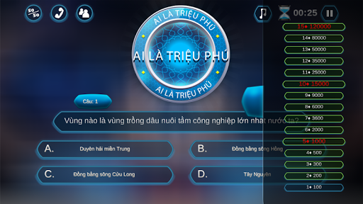 Game Ai là triệu phú 2015 phiên bản đặc biệt