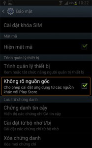 Hướng dẫn cài file .apk từ các trang wap/web
