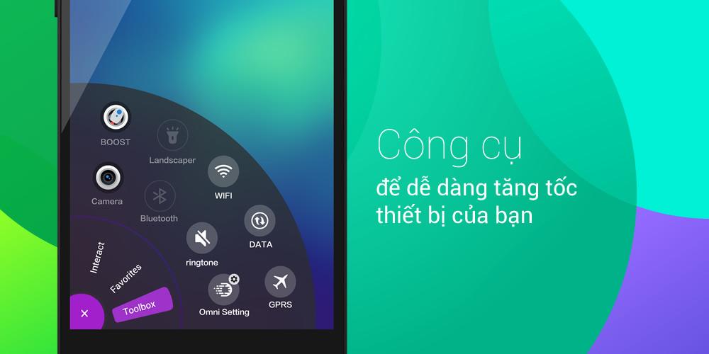 Ứng dụng Omni Swipe - Sử dụng điện thoại nhanh và dễ dàng