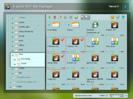 X-Plore - Quản lí file pro cho Android