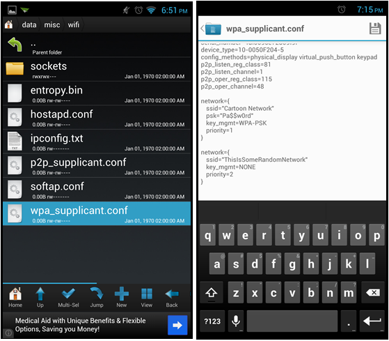 Xem lại mật khẩu wifi đã lưu trên điện thoại Android 